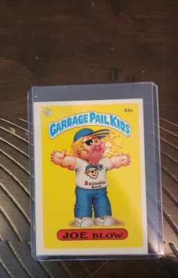 1986 Garbage Pail Kids Series 3 #84A Joe Blow-Barber Back Mint