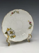 Vintage Napco Ceramic Saucer Plate Japan Floral S2