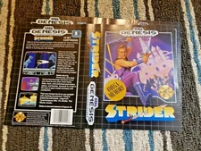 BOX ART ONLY Strider 1 Original Sega Genesis Case Sleeve OEM