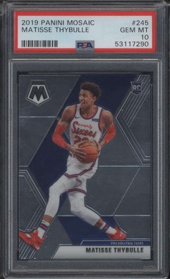 2019 Panini Mosaic Matisse Thybulle #245 PSA 10 Gem Mint Rookie 