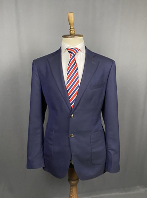 Hardy Amies Herren Sommer Woll Blazer Sportmantel Jacke Größe 54