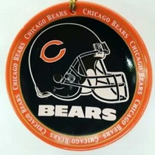 Topperscot NFL Chicago Bears Ceramic Mini Plate Ornament