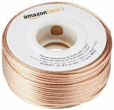 Amazon Basics 16-Gauge Speaker Wire Cable, 100 Feet Free Shipping