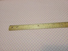 2 Yards Pink Lattice Grid Flannel Fabric