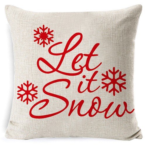 Luxurious Christmas Pillow Case With Santa Claus And Reindeer For Festive Home - Picture 6 of 8