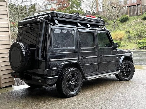 Gloss Black Rear Tail Light Cover Lenses For 1999-2018 Mercedes W463 G-Class - Picture 6 of 10