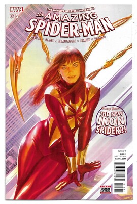 The Amazing Spider-man #15 Mary Jane The New Iron Spider?! NM (2016) Marvel
