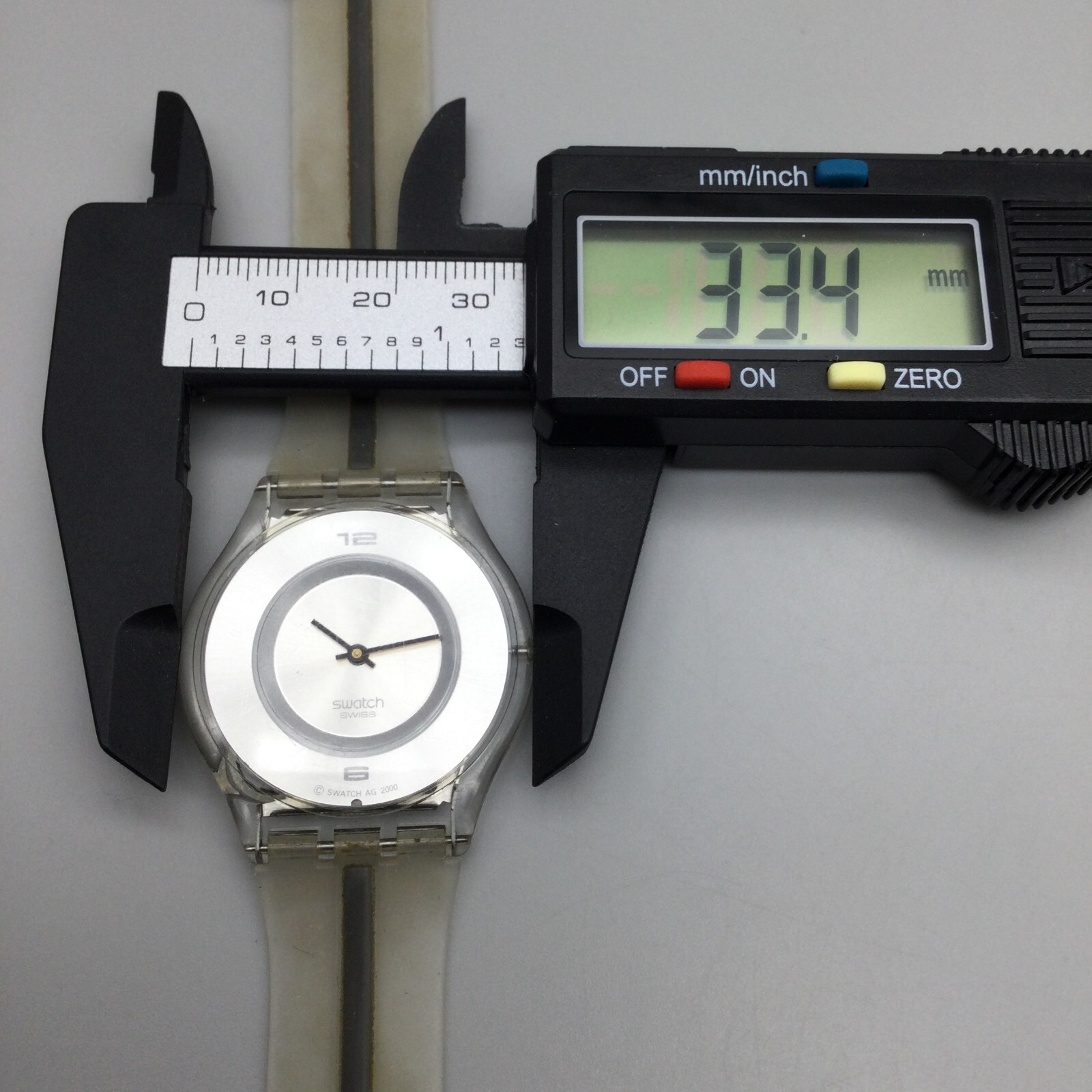 Swatch Skin Watch Women 33mm Silver Tone Swiss Made New Battery eBay