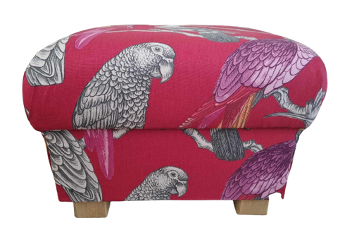 Storage Footstool iLiv SMD Aviary Garden Fabric Pouffe Ottoman Parrots Birds - Picture 24 of 32