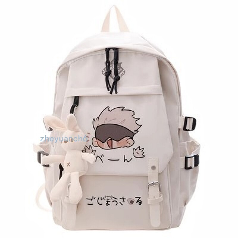 anime characters who travel with backpacks 3D Print Tanjiro Unisex Student School Bag Bag for Anime Fans and Teen, Black-1, L, Lovely Fashion Curious George Backpack Lightweight School
