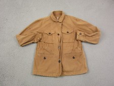 J. Crew Jacket Womens Small Brown Khaki Brigadier Utility Military Field Ladies