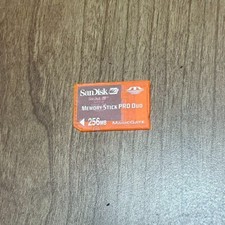 PSP Sony 256MB Memory Stick Duo Sandisk Card For CCD Camera