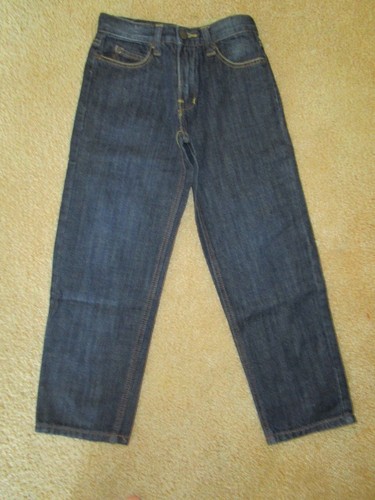 dark blue denim jeans