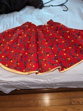 Vintage Child's Corduroy Flare Lined Skirt