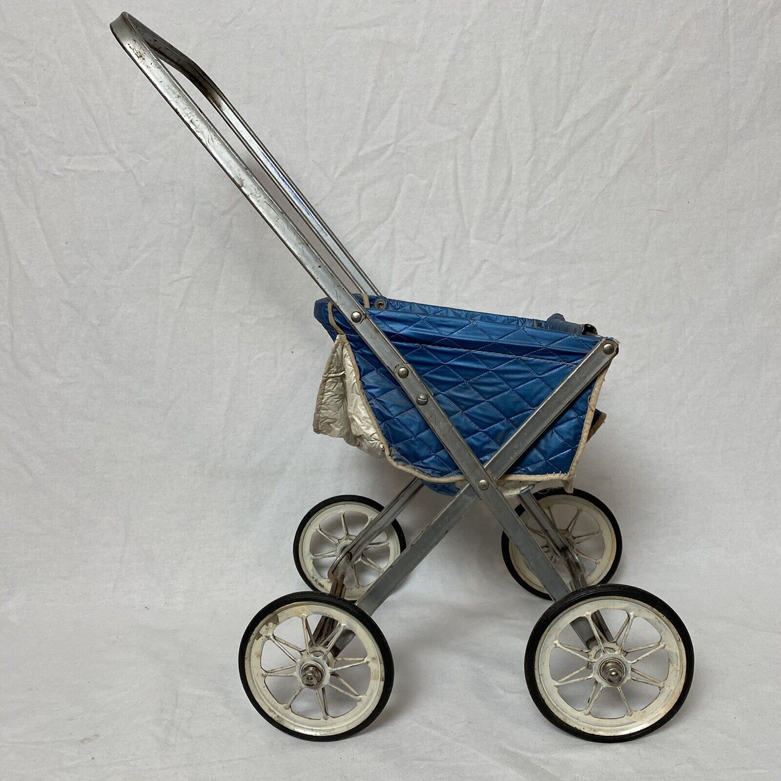 Vintage Antique Baby Doll Buggy Stroller Carriage South Bend Toy Company USA