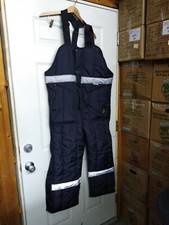 Refrigiwear Mens Reflective Extreme Cold Overalls Size M 0386