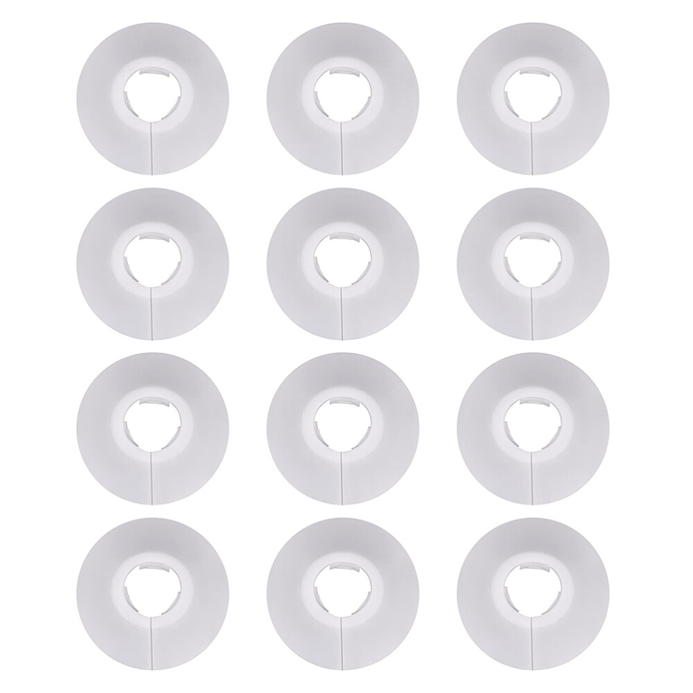 12 Pcs PVC Pipe Hole Cover Flexible Radiator Covers Round Heatsinks