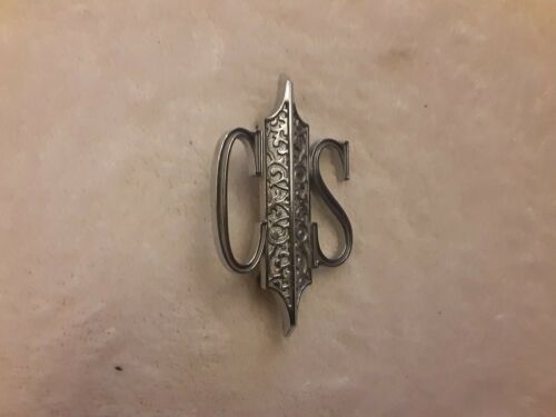 VINTAGE 1970S OLDSMOBILE CUTLASS C/S ROOF SIDE SAIL PANEL EMBLEM OEM 8787542 - Picture 2 of 5