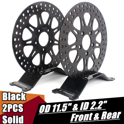 Front Rear 11.5'' Brake Rotors for Harley Sportster 883 1200 Softail Fat Boy Dyna