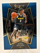 2021-22 Panini Select Basketball Bones Hyland RC Premiere Level #174