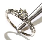 GIA 14k white gold 1.08ct round diamond engagement ring 3g ladies 7.5 — photo 6