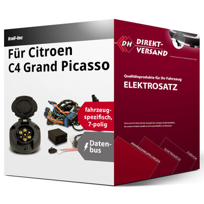 Für Citroen C4 Grand Picasso I Typ UA Elektrosatz 7polig spezifisch top