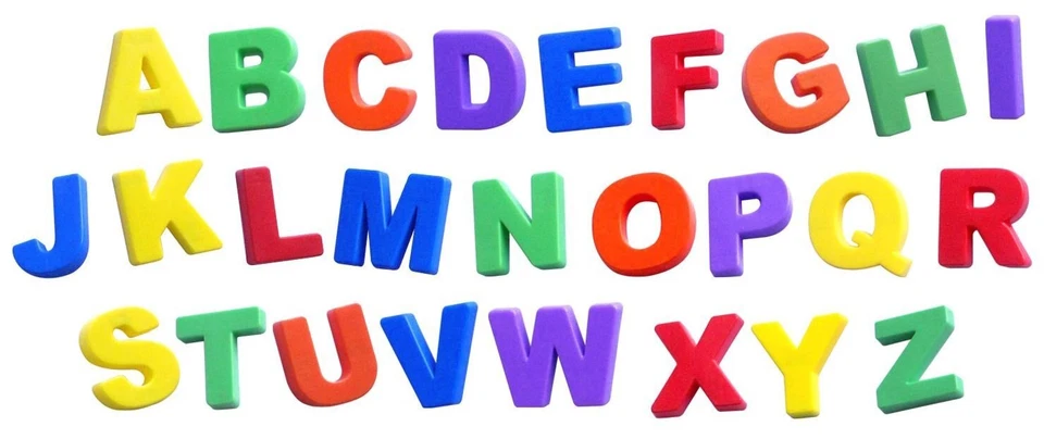 97922 - Jumbo-Buchstaben magnetisch/Behälter 74 Teile. - Bild 2 von 3