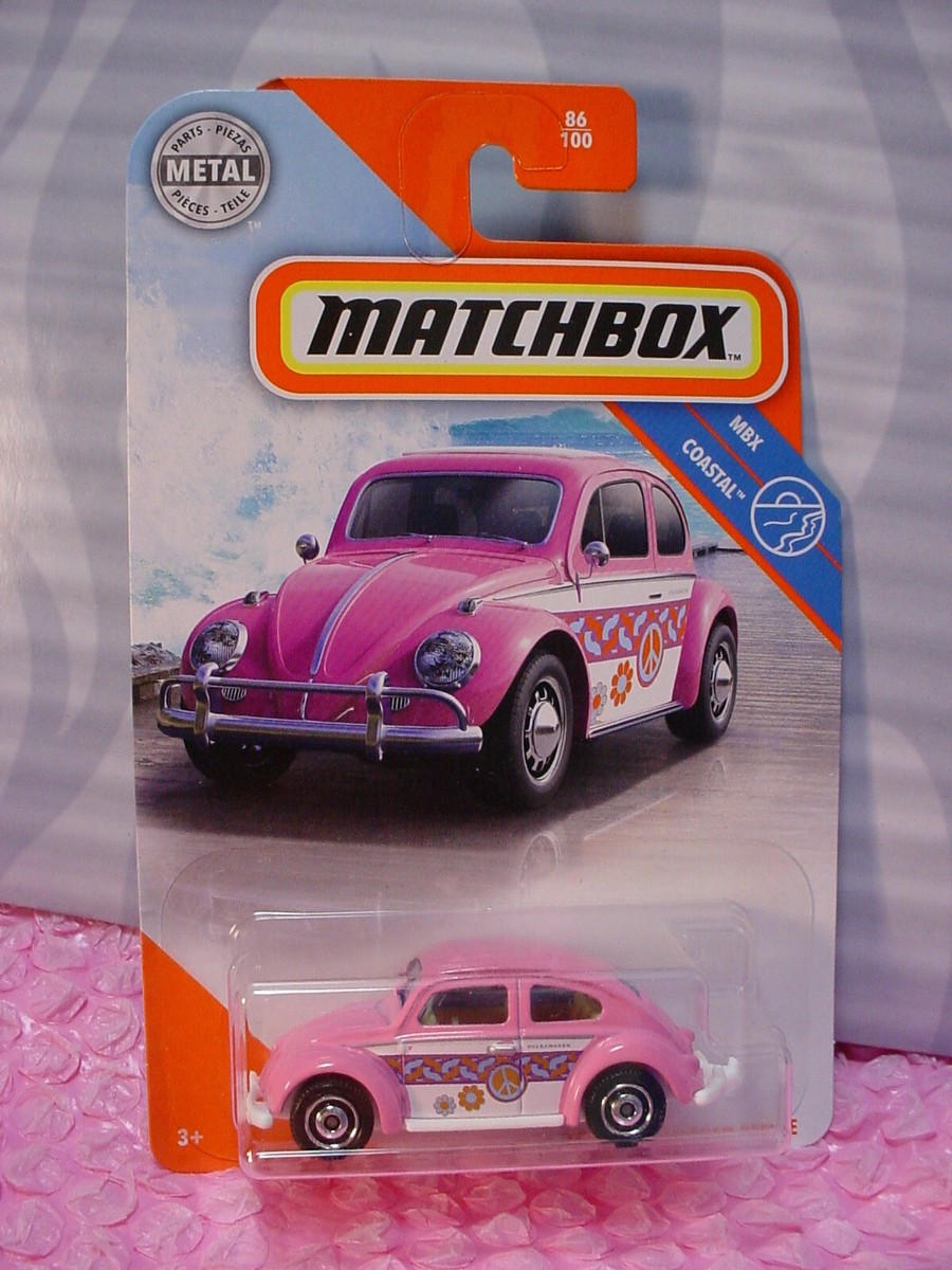 htf 2020 Matchbox 1962 VOLKSWAGEN BEETLE #86🌸pink VW BUG ☮MBX