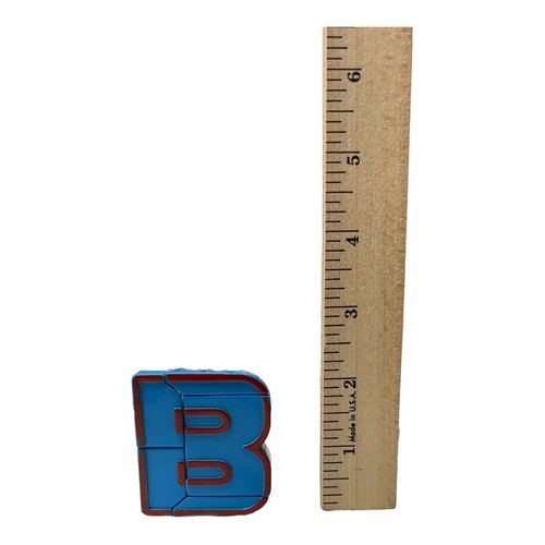 Mattel's Alphabots Transformers 2” Robot Action Figure Letter B 1985 - Picture 4 of 12