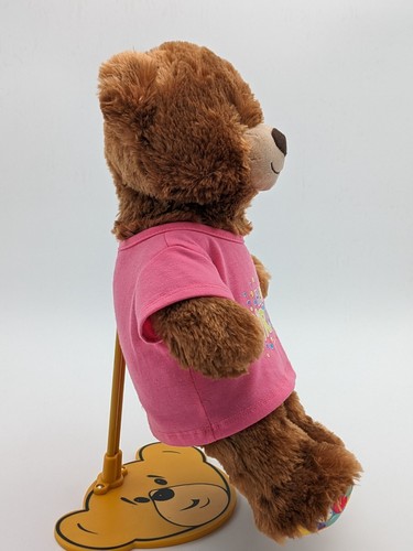 Build A Bear Happy Birthday Brown Teddy Plush 15" Balloons Plays Birthday Song - Picture 2 of 6