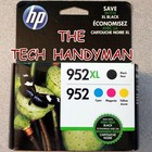 4-Pack Hp Genuine 952Xl Black & 952 Color Ink (Retail Box) (10/2026+)