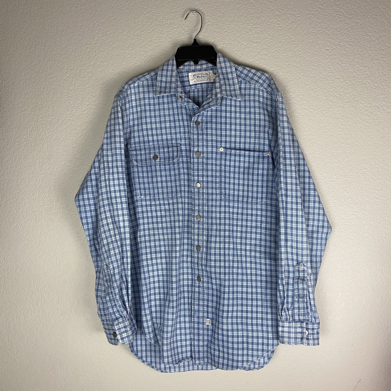Ralph Lauren Polo Plaid Vintage Button Up Shirt