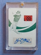 2019 Immaculate Autograph Sock Relic Printing Plate Kyle Tucker RC, S/N: 1/1