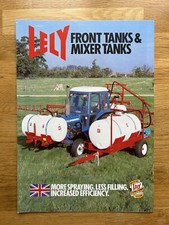 Lely spray tanks leaflet… 1980’s retro farming tractor Ford Chaviot