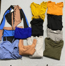 Fashion Nova Women's Clothing Lot 12 pcs, Bodysuits Dresses Tops Large