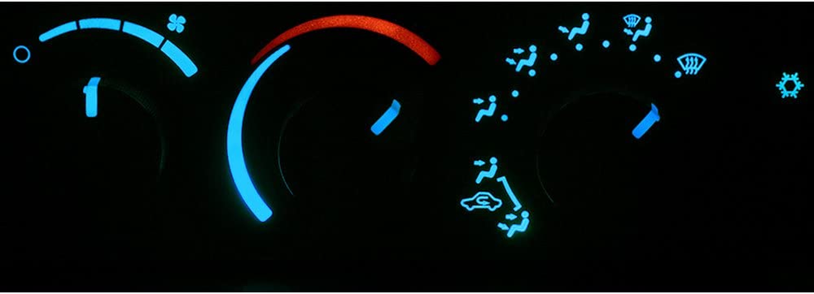 LED Lights Bulbs Kit of AC Climate Heater Control Compatible with 2003-2