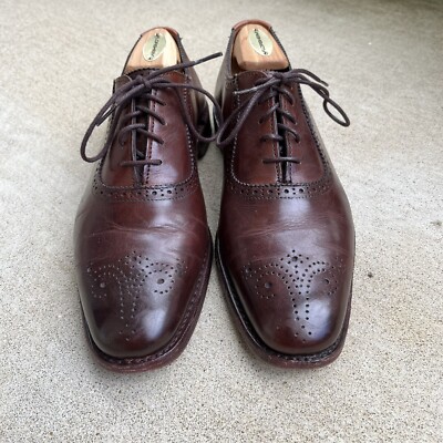 Allen Edmonds Cornwallis Dress Shoe Burgundy 8D USA Leather