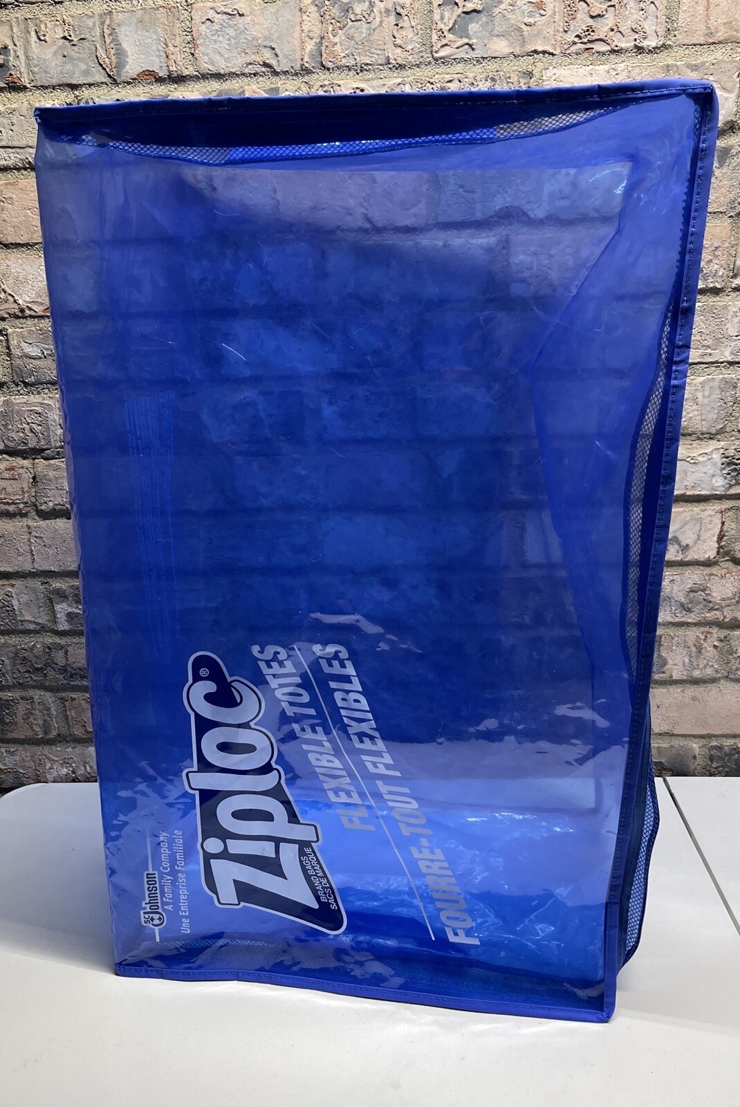 Ziploc Flexible Tote Huge Clothes and Blanket Storage Bag, Perfect For