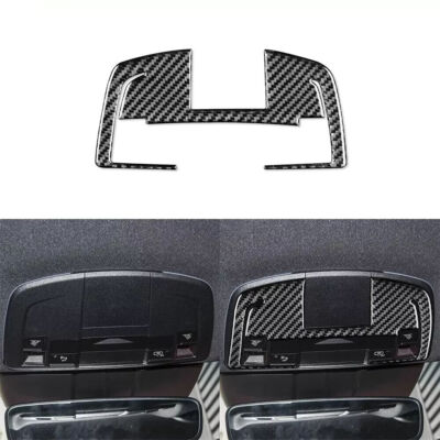 Roof Reading Light Panel Carbon Fiber Trim For Porsche 718 Boxster Cayman 16-22