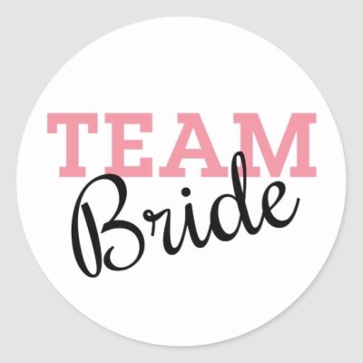 Tram Bride Sticker 2.9x2.9''