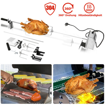 Produktbild von Grillspieße Edelstahl 55cm - 21x Schaschlikspieße Mit Holzgriff, 10mm Breit & 2mm Stark