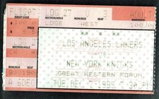 1993-94 BASKETBALL TICKET LAKERS KNICKS PATRICK EWING 29pts/10rb NBA FINALS YEAR