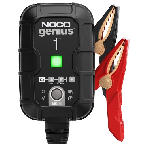 	NOCO GENIUS1 1A Smart Car Battery Charger 6V and 12V Automotive Charger	