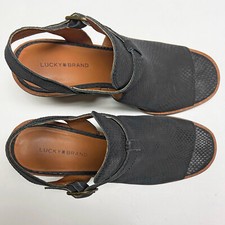 Lucky Brand Black Wedge Heels for Women for sale