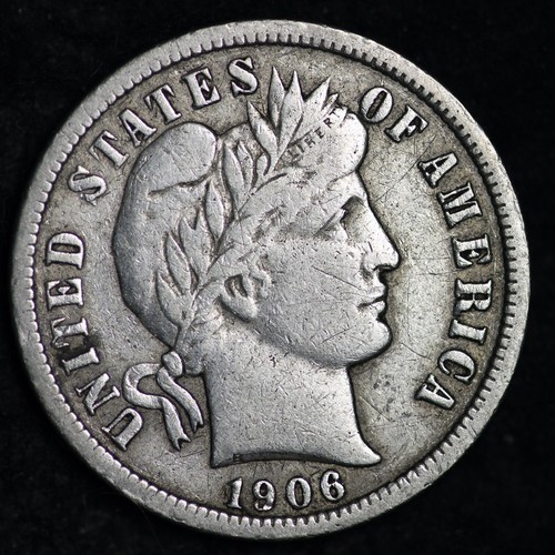 1906-O Barber Silver Dime CHOICE XF FREE SHIPPING E200 THM