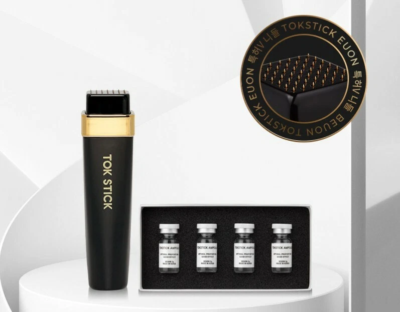 Microneedle Dispositivo para el Cuidado de la Piel JUEGO DE TOKSTICK (1 DISPOSITIVO + 4 AMPOLLAS) K-Beauty Foto 2 de 4