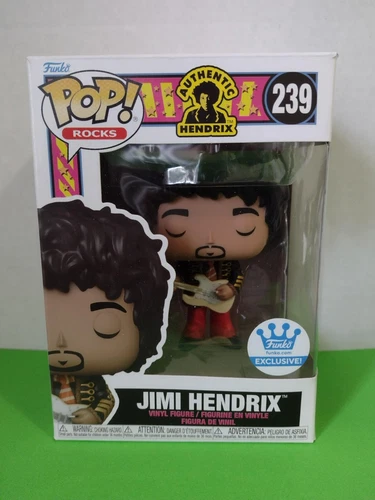 NEW FUNKO POP! ~ ROCKS ~ JIMI HENDRIX #239 ~FUNKO SHOP EXCL ~PP INCL ~ BOX DMG