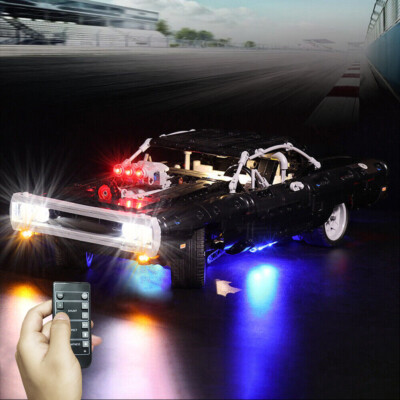 LocoLee LED Light Kit for Lego 42111 Technic Fast & Furious Dom's Dodge Charger 