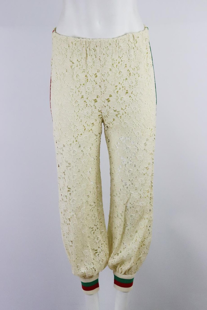 gucci lace pants