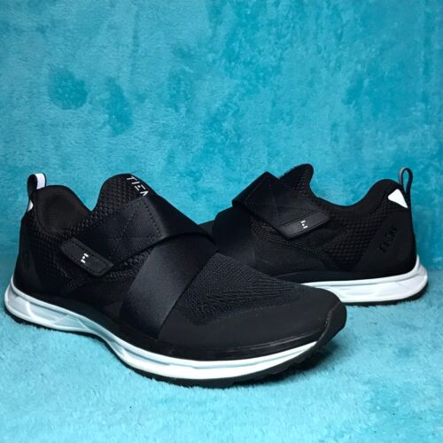 TIEM Women's Slipstream Cycling Shoes Black with SPD Cleat Set - US Size 8.5 - Picture 2 of 8
